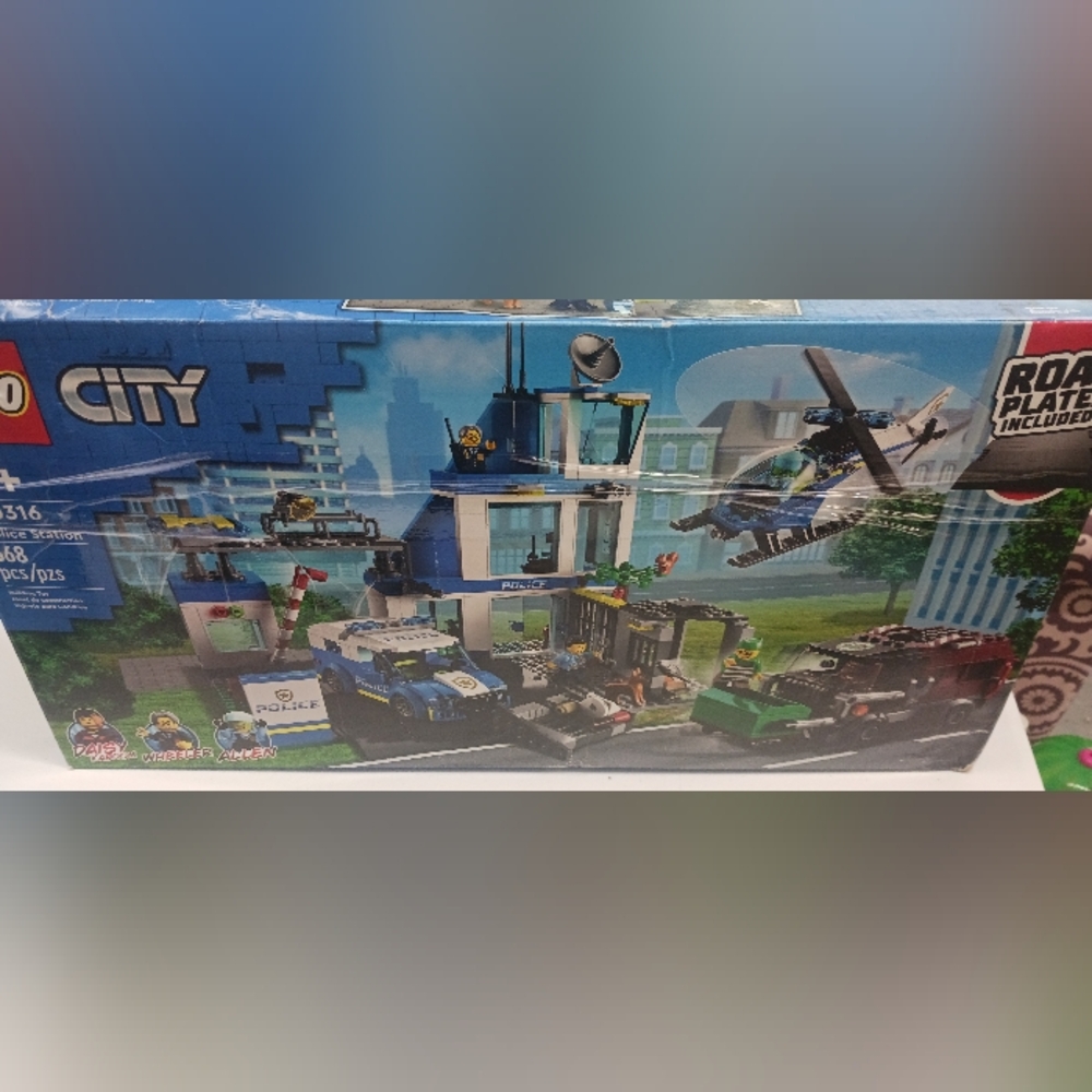 LEGO Police Station Building Set - Blue and Black